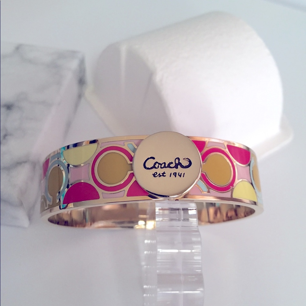 Coach Hinged Bangle